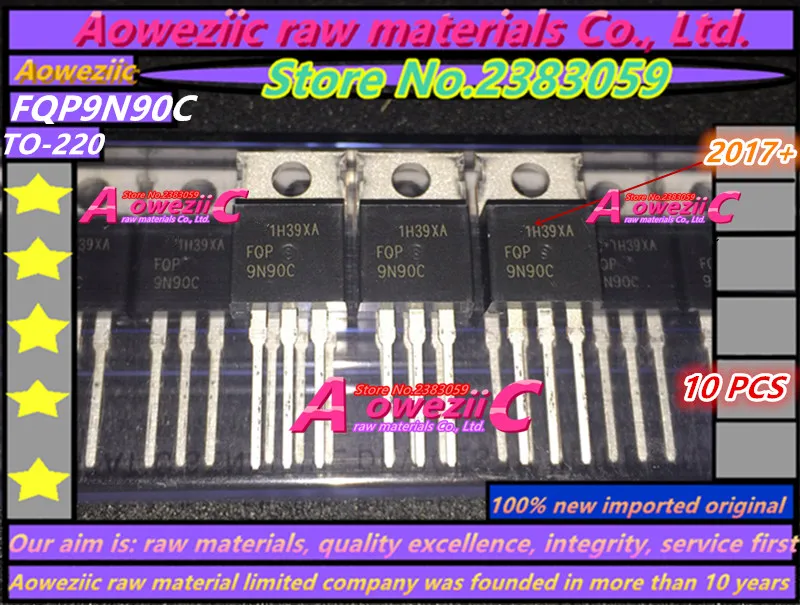 

Aoweziic 2017 + 100 новый импортный оригинальный FQP9N90C 9N90C TO-220 MOSFET 900V 9A