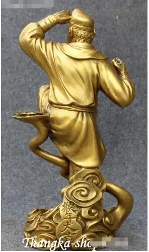 YM 306 Chinese Folk Myth Xiyouji Stand Monkey King Sun Wukong Wu Kong Statue | Дом и сад