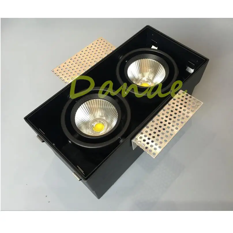 2 головки 3 2x10 Вт 2x15 3x10 20 30 монолитный блок светодиодных светильников теплый и