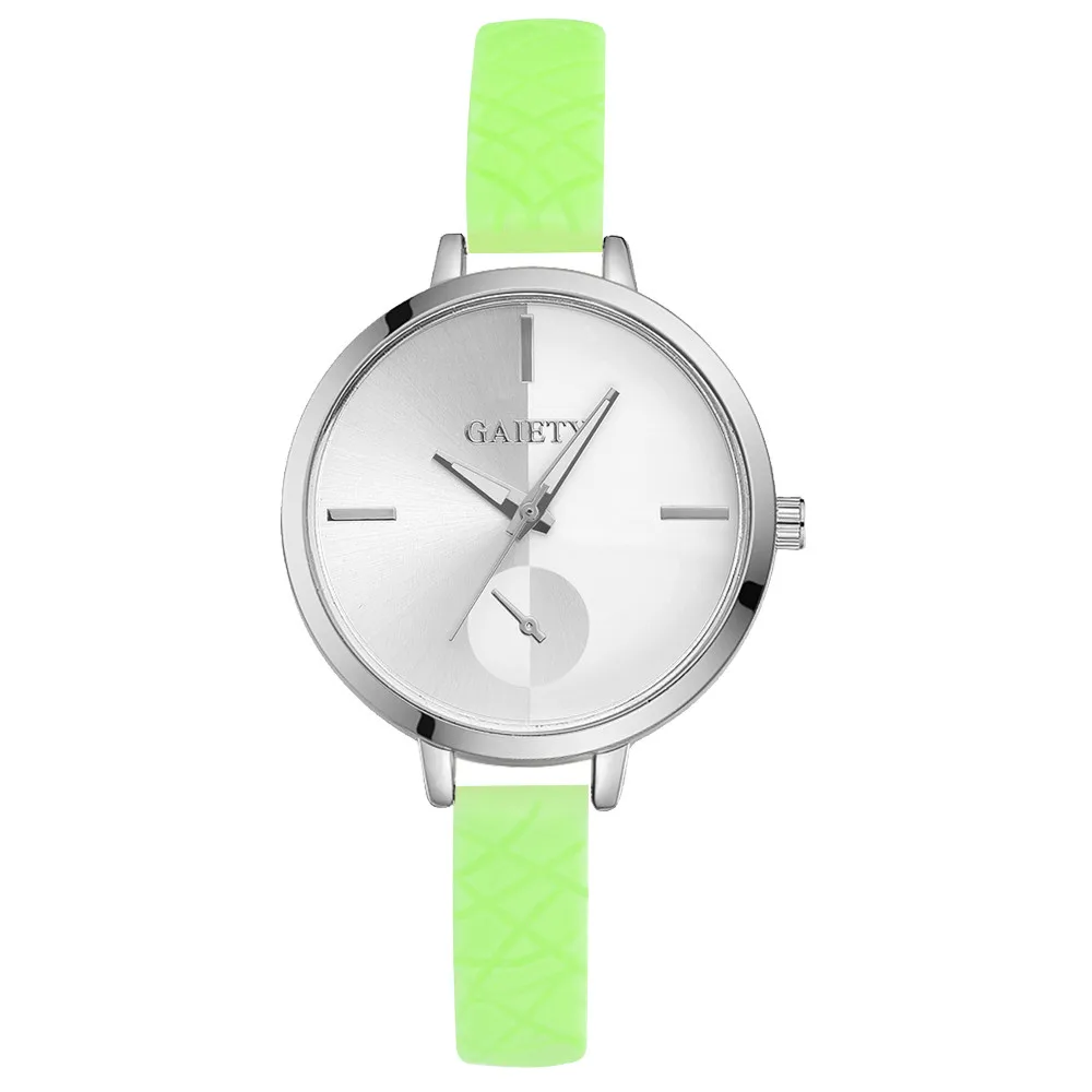 Новые модные женские часы Relogio Feminino Reloj Mujer силиконовые желеобразные Акриловые