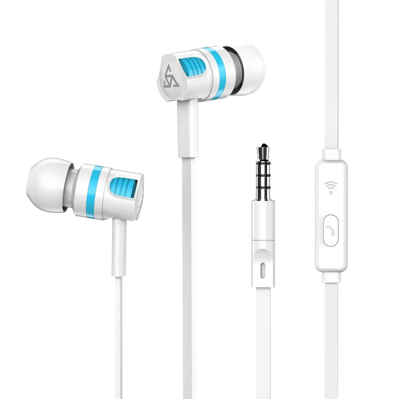 PTM in Ear гарнитура с супер басами стерео звук спортивные наушники микрофоном для