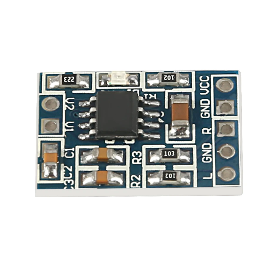 Amplifier Board HXJ8002 3W Single Channel Mini Audio Voice Power Module Replace PAM8403 2.0-5 .5 V | Электронные компоненты и