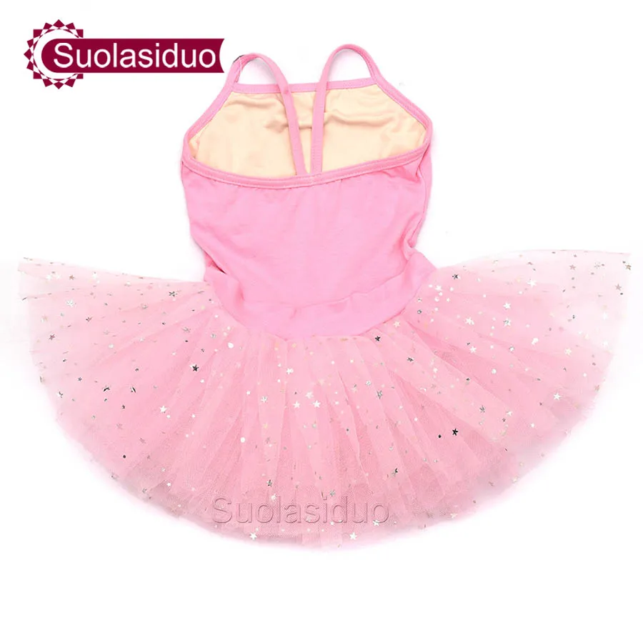 Girls Pink Ballet Dance Practice Leotards Costumes Kids Stage Performance Dancing Skirt Children Dresses Dancewear | Тематическая
