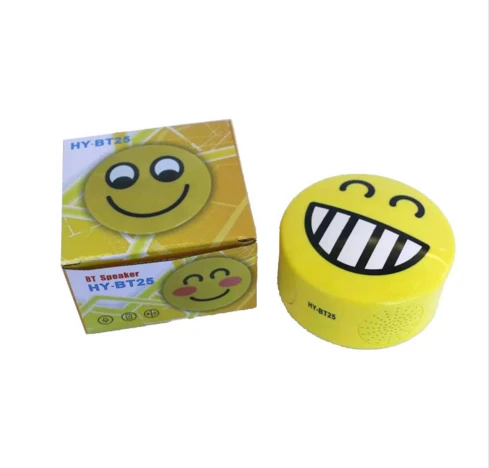 Смайлики Портативный мультфильм стерео Bluetooth Динамик Беспроводной сабвуфер