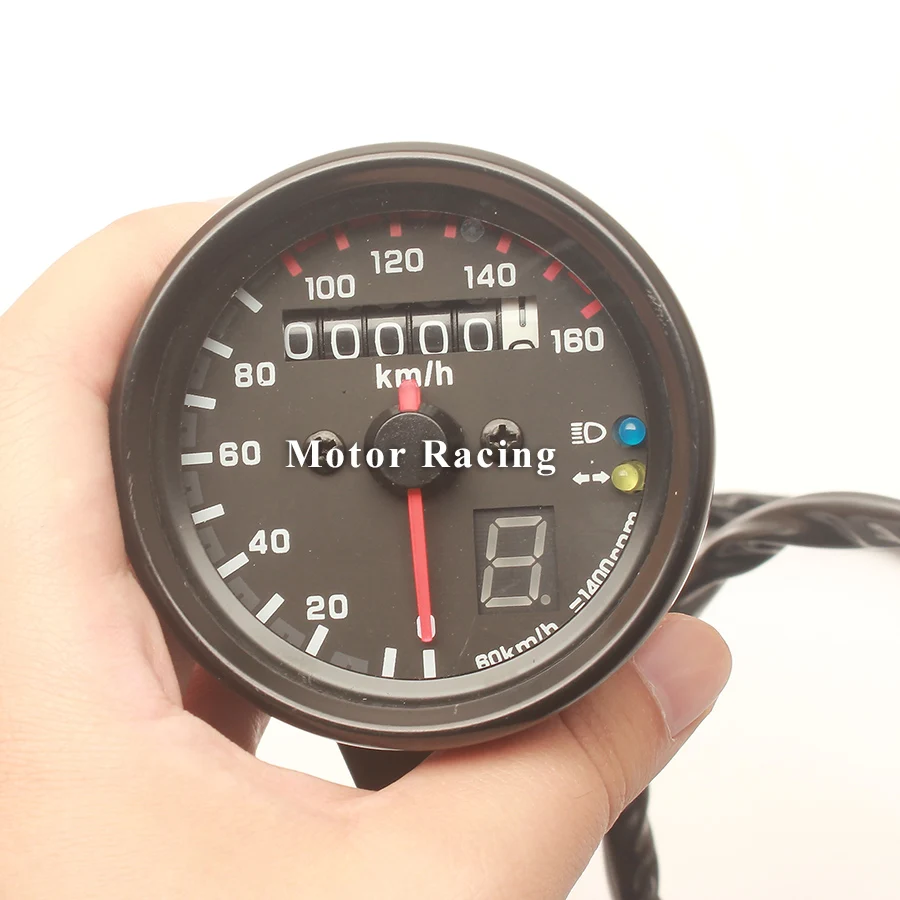 1 шт. Универсальный спидометр для мотоцикла механический ЖК дисплей с подсветкой