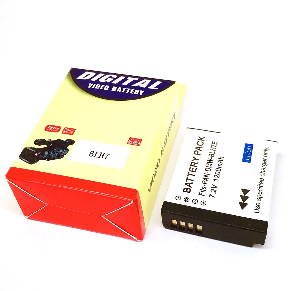DMW-BLH7E DMW-BLH7 DMW-BLH7PP DMW BLH7 BLH7PP BLH7E Battery for Panasonic Lumix DMC GM5 GM1 GF7 GF8 GF9 LX10 LX15 GX800 bateria