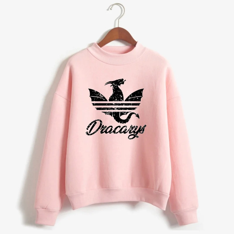 PK New Brand Dracarys Hoodies Sweatshirts Women Autumn Hip Hop korean Clothes Game of thrones Coats Plus Size kpop tumblr tops - Цвет: PK