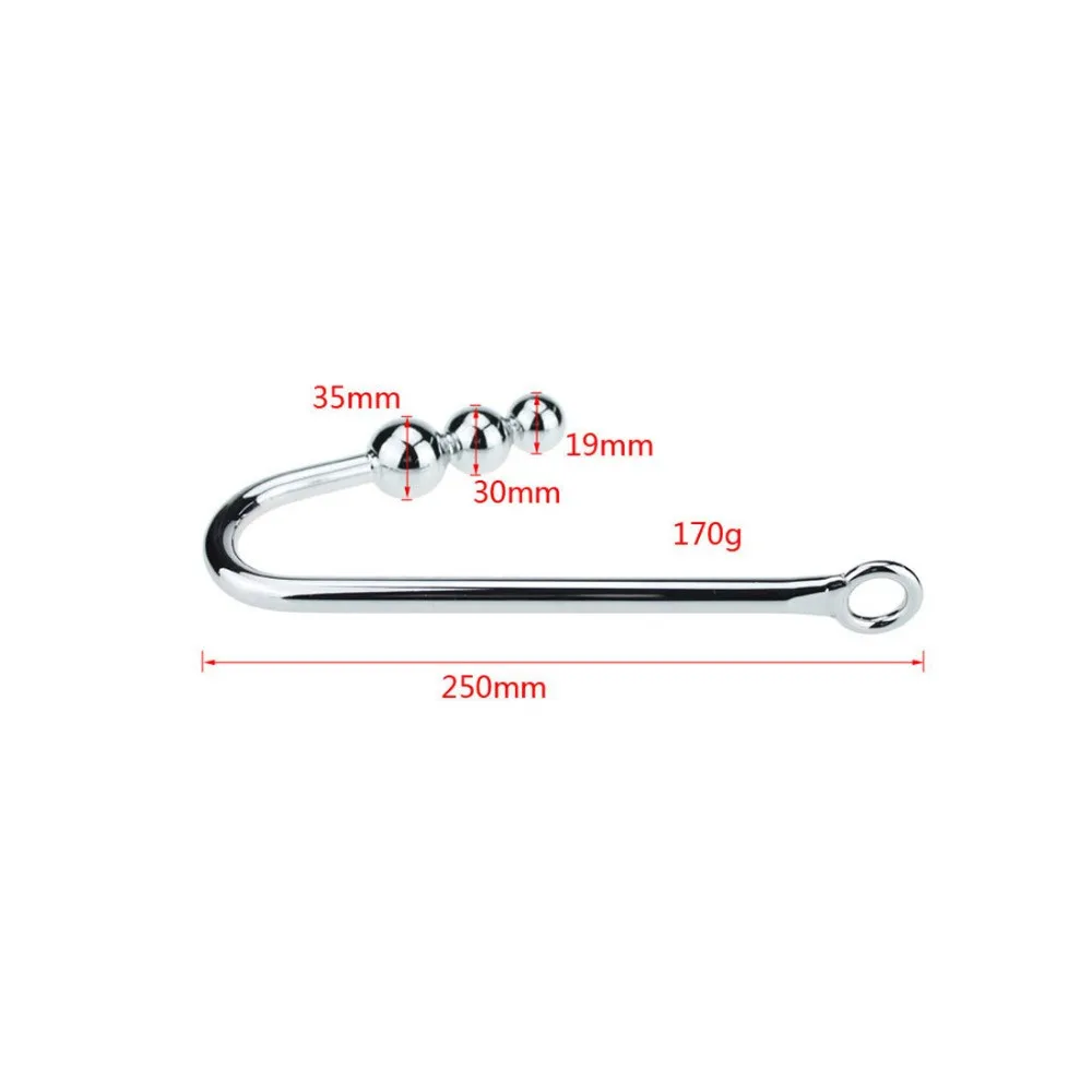 Stainless Steel Anal Butt Plug for Woman Man Gay Adult Sex Toys Hook Dilator Balls Beads Massager Male Masturbation |
