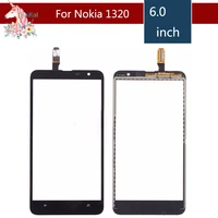 10pcslot 6 0 for nokia lumia 1320 n1320 lcd touch screen digitizer sensor outer glass lens panel replacement