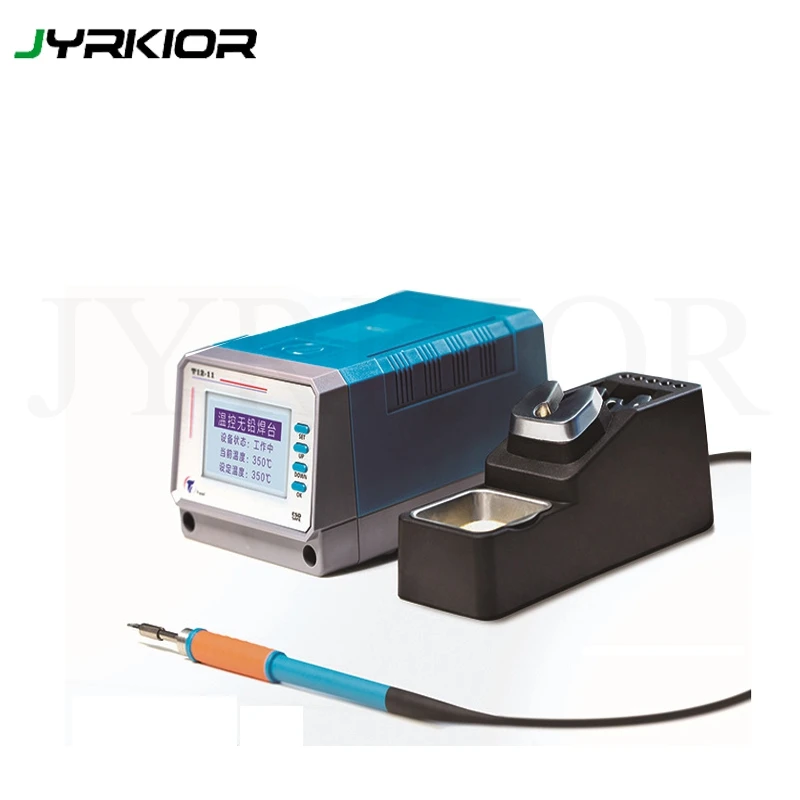 Jyrkior 75 Вт T12-11 цифровая Бессвинцовая паяльная станция Утюг контроль температуры сварочный Утюг для BGA Rework