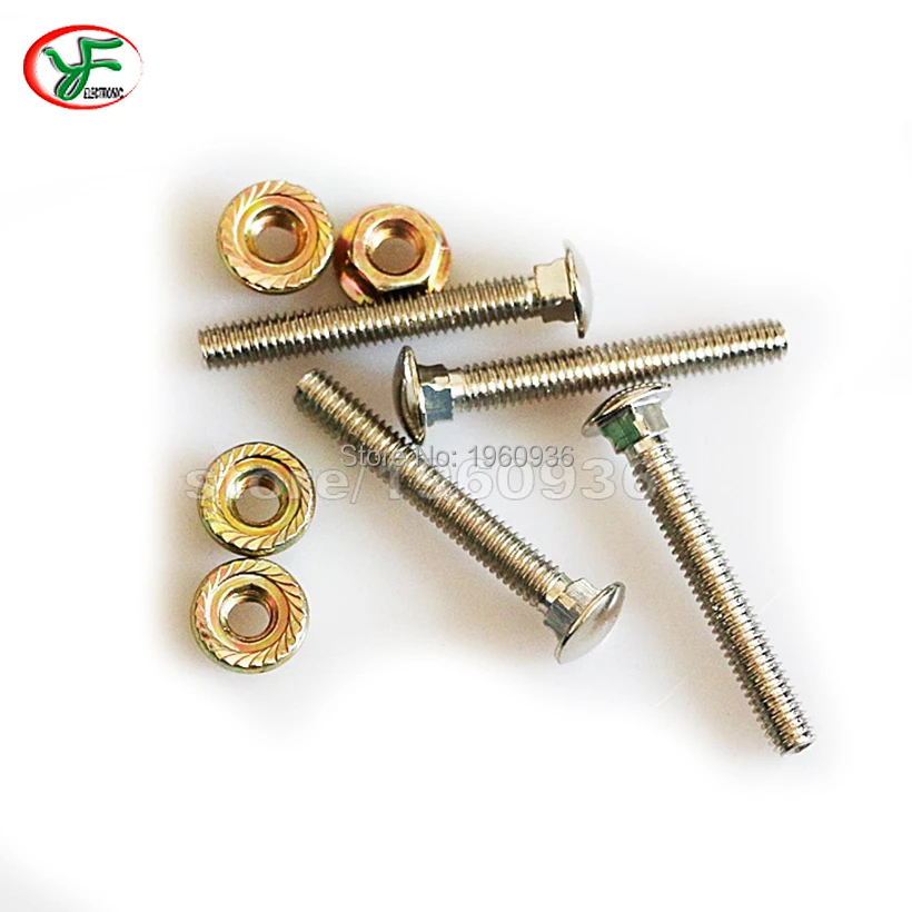

2500 pcs 35*4 mm Screw Arcade Coin Acceptor fixed Screw with Nut