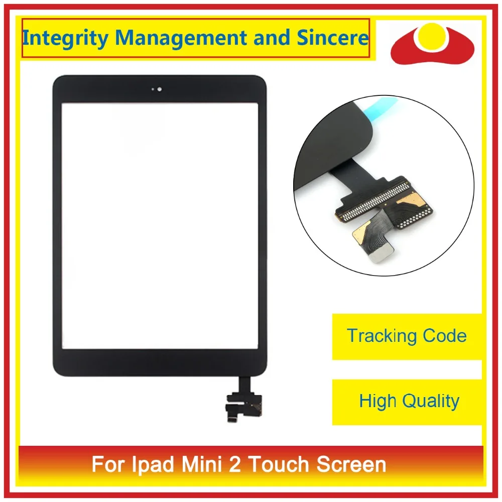20 шт./лот DHL EMS для Ipad Mini 2 Mini2 A1489 A1490 Сенсорный экран планшета сборка с кнопкой домой