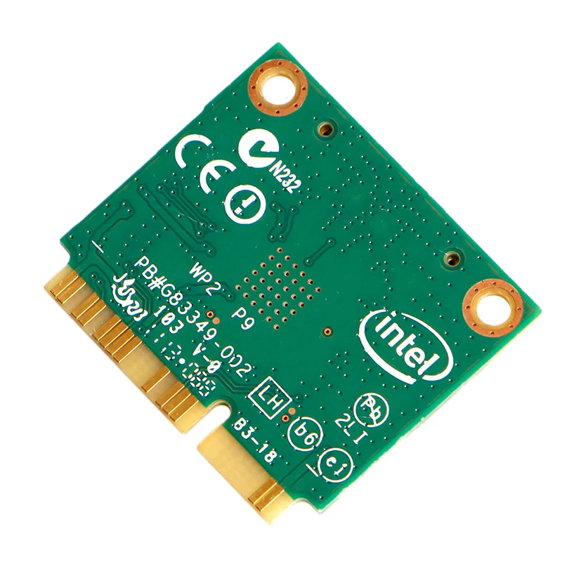 Двухдиапазонная беспроводная карта Intel AN 7260HMW + Bluetooth 4 0 MINI PCI E WLAN|Сетевые карты| |