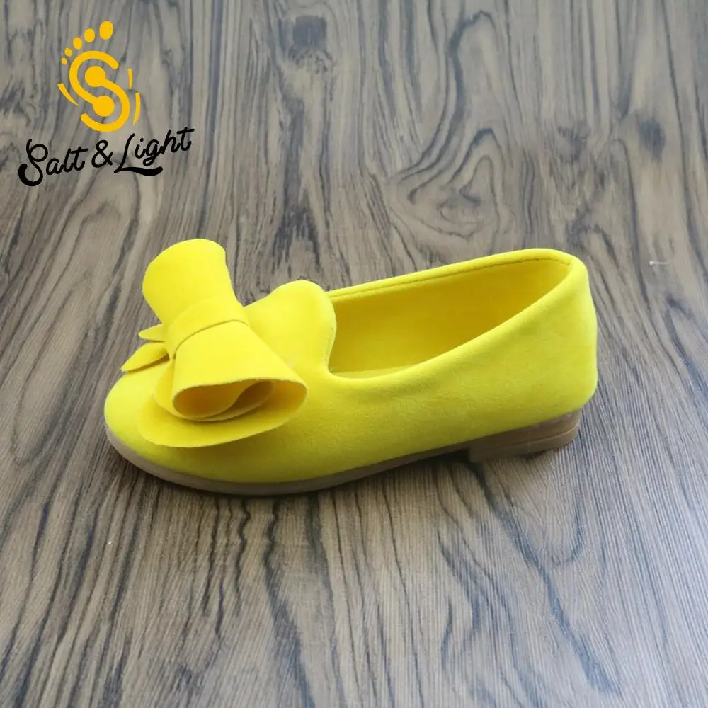 Лидер продаж 2018 Осенняя детская повседневная обувь для улицы бархатная с бантом