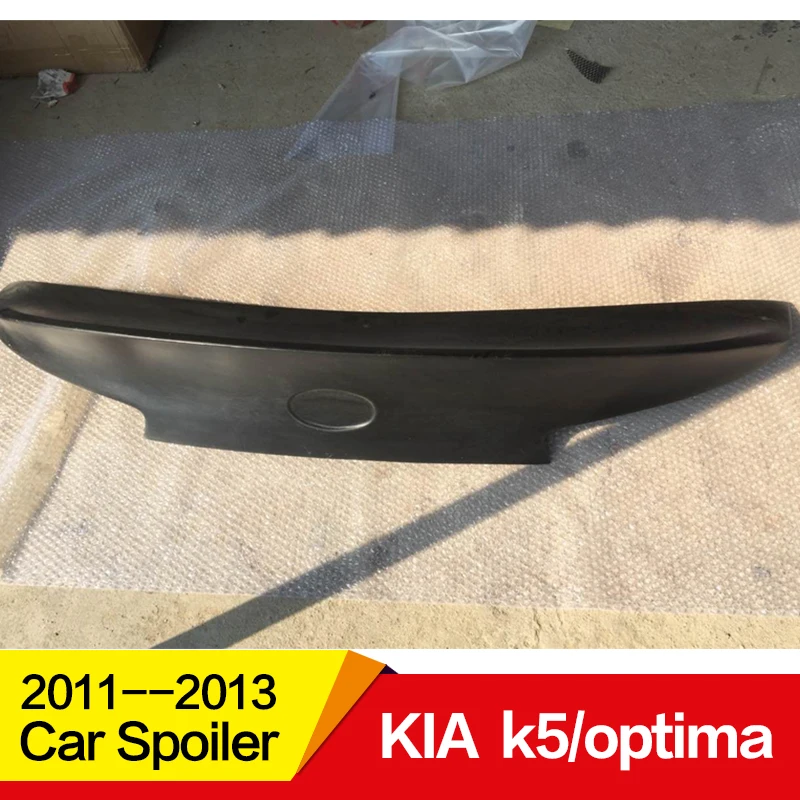 Используется для KIA k5/спойлер OPTIMA 2011 2012 2013 год FRP материал заднее крыло v стиль большой спойлер, аксессуары