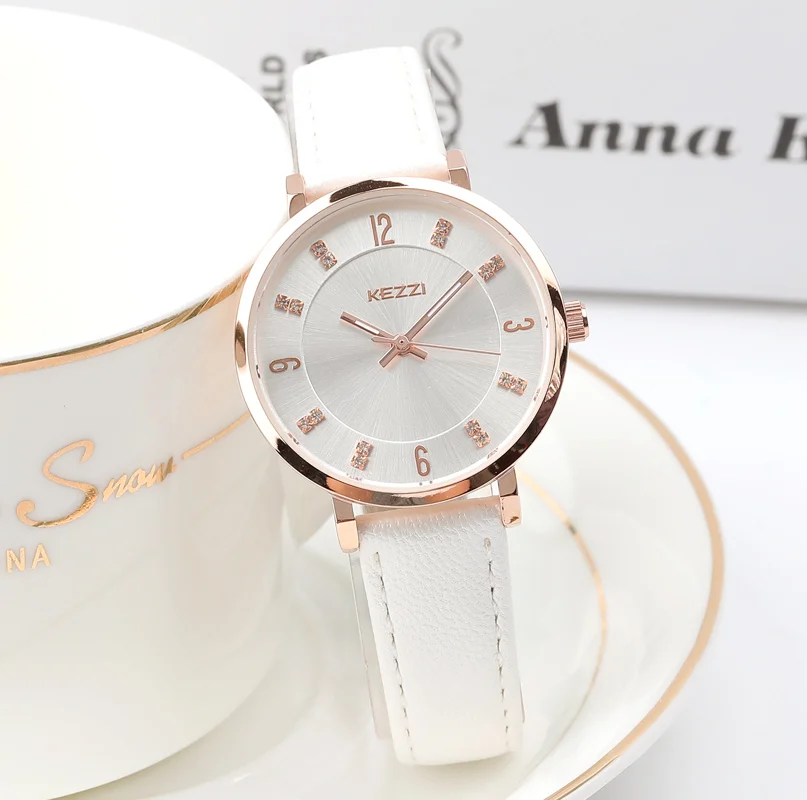 Новинка женские часы брендовые кварцевые 2018 кожа водонепроницаемые наручные |