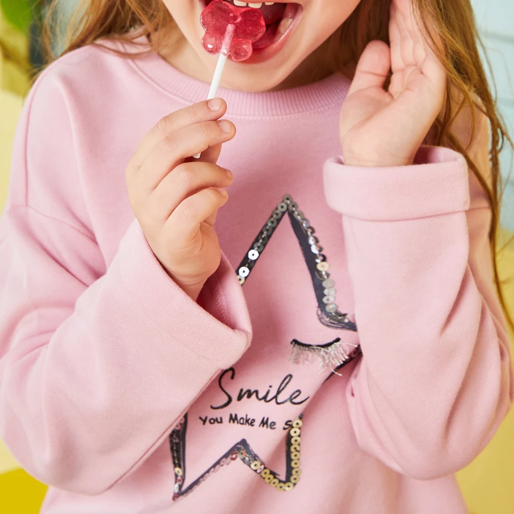 Balabala autumn dresses for girls Star pattern Gauze children's clothing Long sleeved dress holiday | Детская одежда и обувь