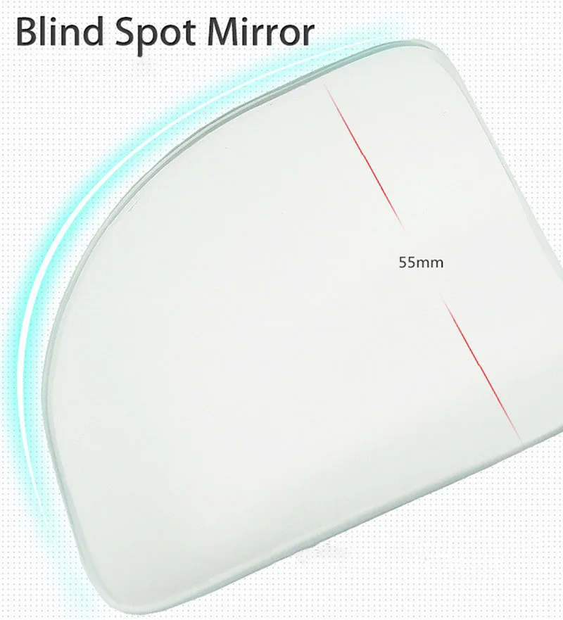 Автомобильное Зеркало с широким углом обзора 360 градусов боковое зеркало для