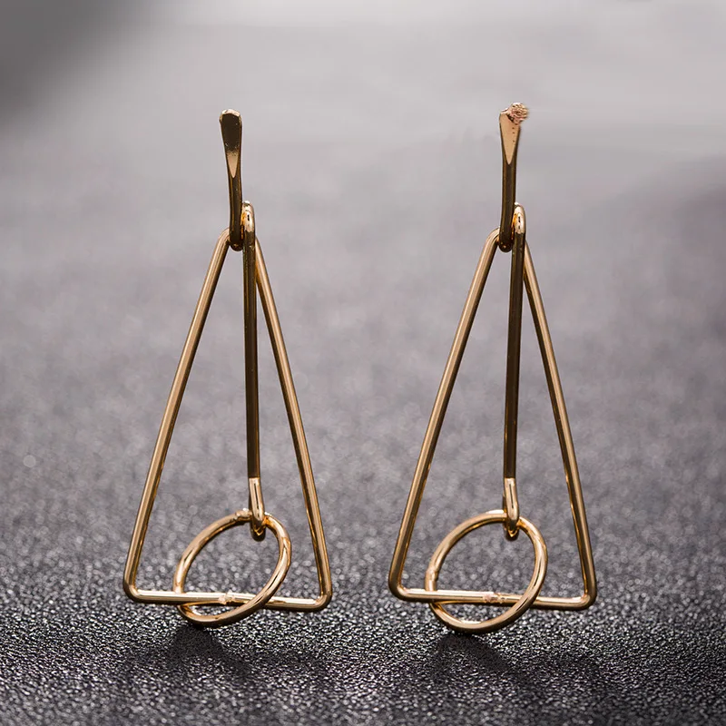 

Creative Long Statement Earrings Geometric Retro Geometric Exaggerated Dangle Drop Earrings For Women Earings Oorbellen Brinco