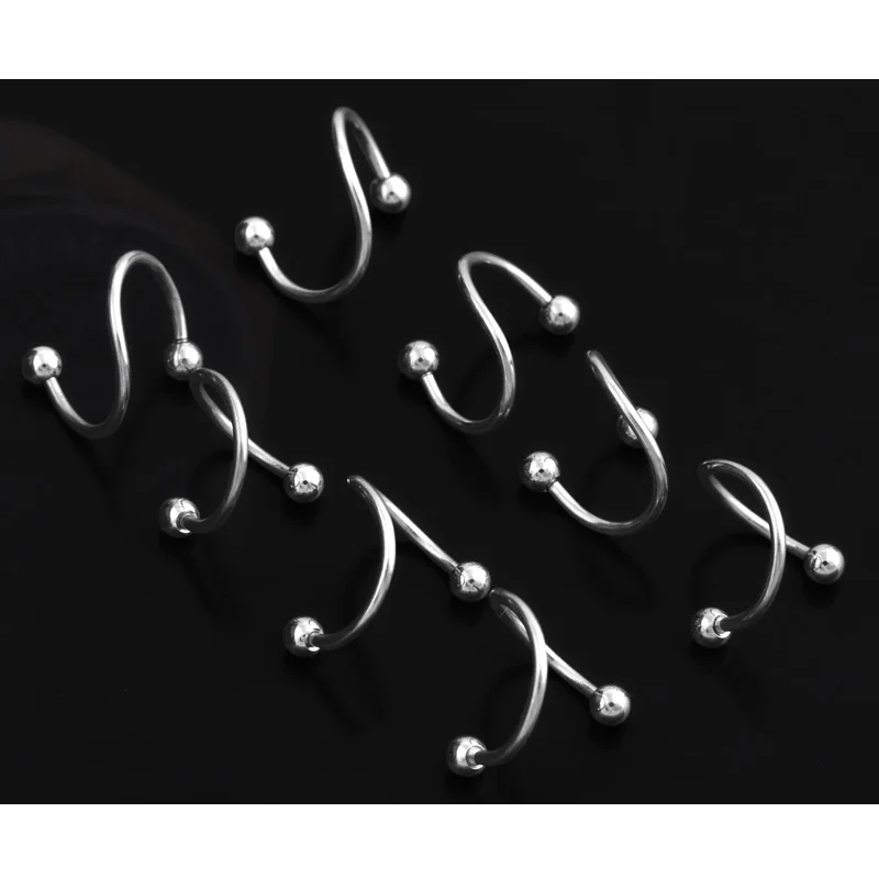 5 шт./лот ювелирное изделие для тела конус бровей губ кольцо живота пирсинг языка