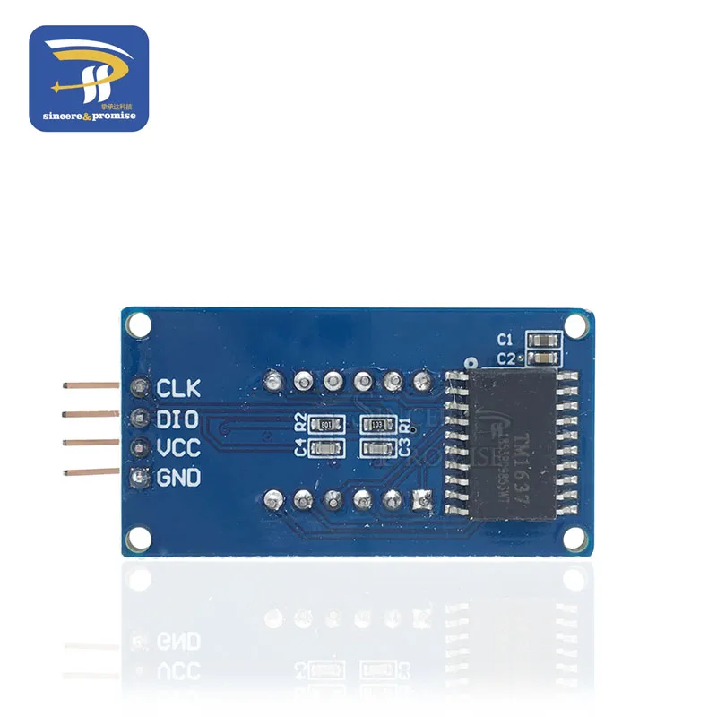 1 шт. TM1637 4 бита цифровой светодиодный дисплей модуль для arduino 7 сегментов 0,36 дюймов часы красный анод трубки четыре последовательных драйвер платы Пакет