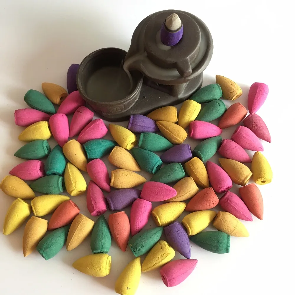 Благовония в форме розы османтуса сакуры конуса оплавления башни благовоний