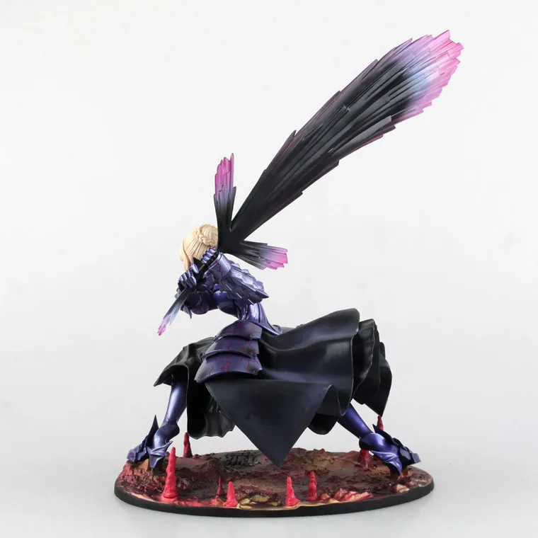 Huong аниме Fate/stay night 19 см черный меч ПВХ фигурка Коллекционная модель игрушки|model