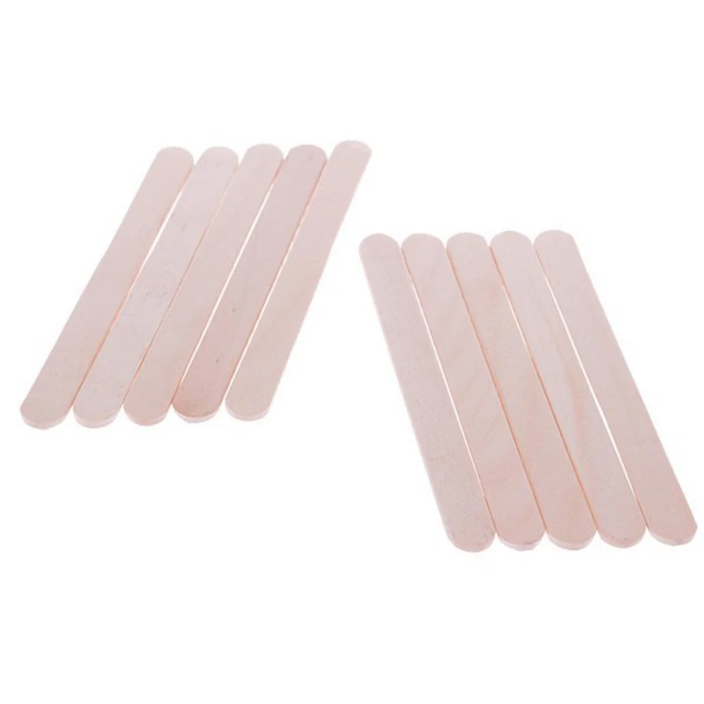 50pcs/lot Disposable Wooden Sticks for Popsicle Mold Natural Tasty Ice Cream Sticks Summer DIY Gadget Body-cooling Accessories