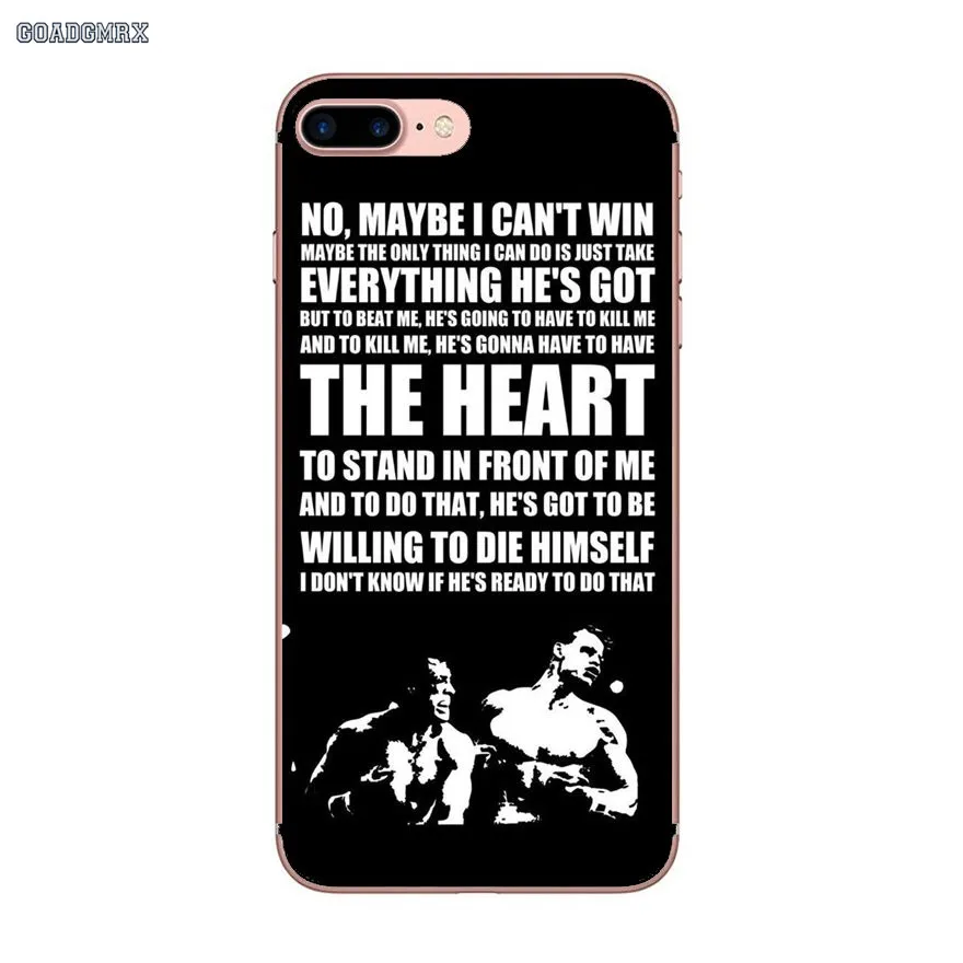 Силиконовый чехол для телефона Samsung Galaxy S2 S3 S4 S5 Mini Alpha S6 S7 edge S8 S9 Plus J1 Grand Prime Rocky Balboa c