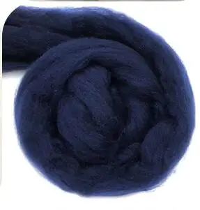 navy blue ZENGIA 1000 г/шар супер толстая пряжа мягкая мериносовая шерсть пряжа большая массивная пряжа громоздкая рука ровинг вязание одеяло прядильная пряжа шерсть - Цвет: navy blue