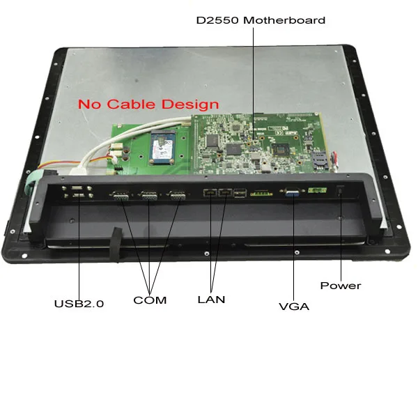 17 дюймовый промышленный мини ПК с сенсорным экраном 2 ГБ ddr3|pc with 3 screens|pc keyboards for salepc
