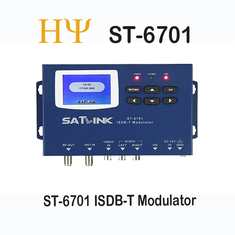 SATLINK ST 6701 модулятор 1 Route MPEG1 MPEG4 Satlink ST6701 AV/HD1 ISDB T источник сигнала