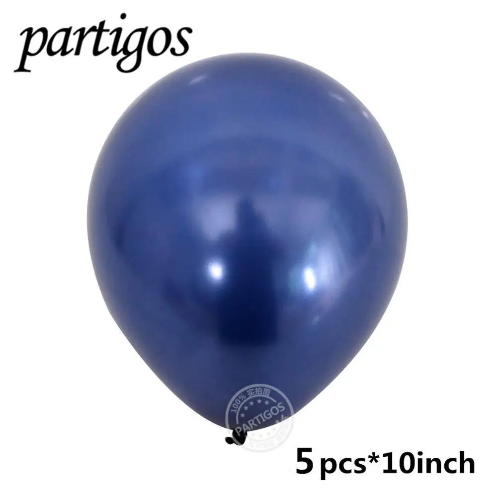 5pcs night blue Вечерние воздушные шары космонавта, воздушные шары из фольги, воздушные шары с изображением Галактики, вечерние праздничные шары с гелием для мальчиков - Цвет: 5pcs night blue