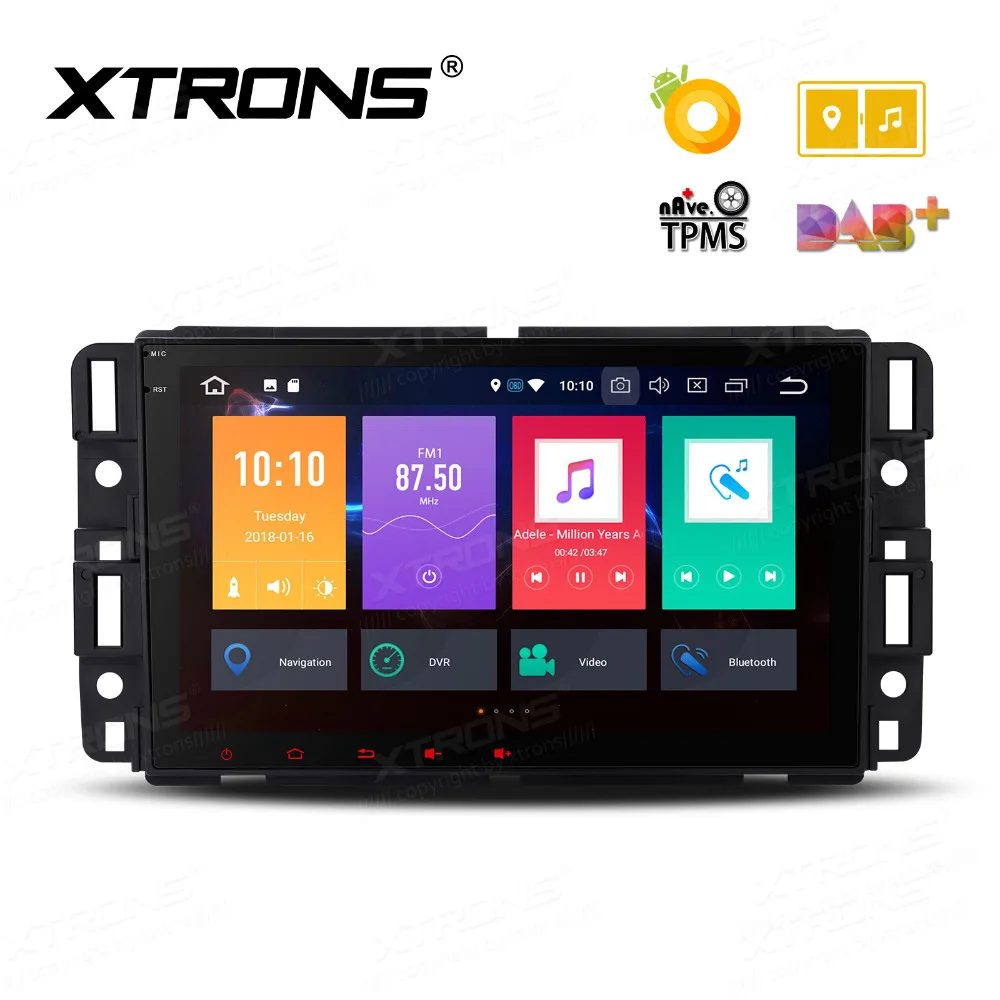 XTRONS Android 8 0 Восьмиядерный автомобильный стерео радио плеер GPS без DVD для Chevrolet Traverse