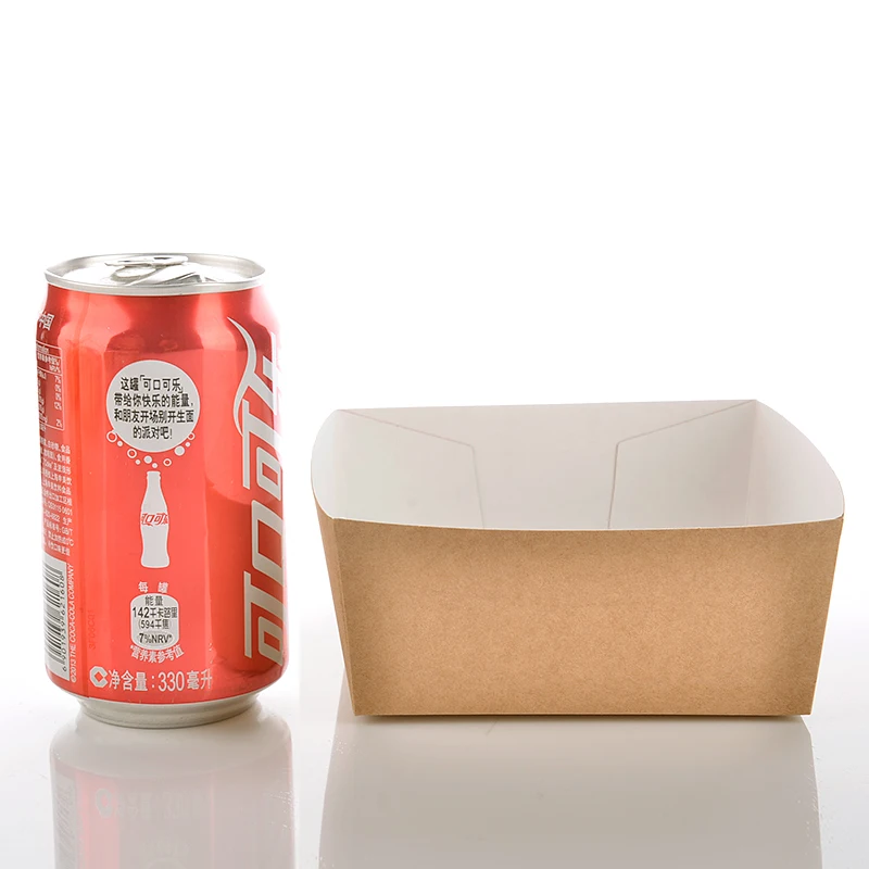 Одноразовый стакан из крафтовой бумаги для картошки фри экологически чистая