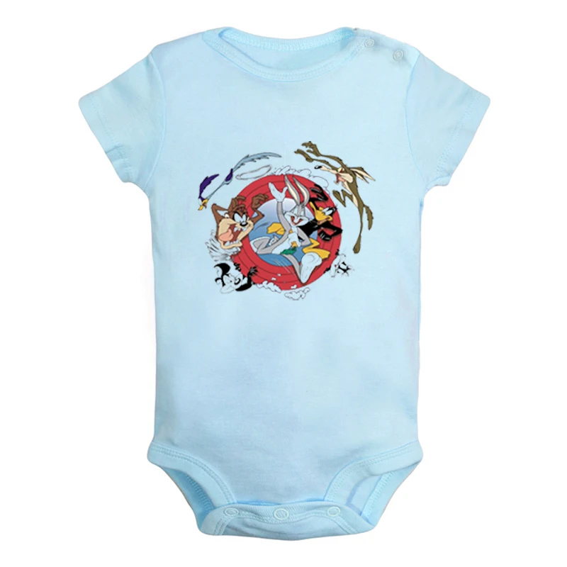 JaBaby1339BLD Милый детский комбинезон с изображением кота Сильвестра Looney ttes для новорожденных мальчиков и девочек, Униформа-комбинезон с принтом, боди для младенцев, одежда хлопковые комплекты - Цвет: JaBaby1339BLD