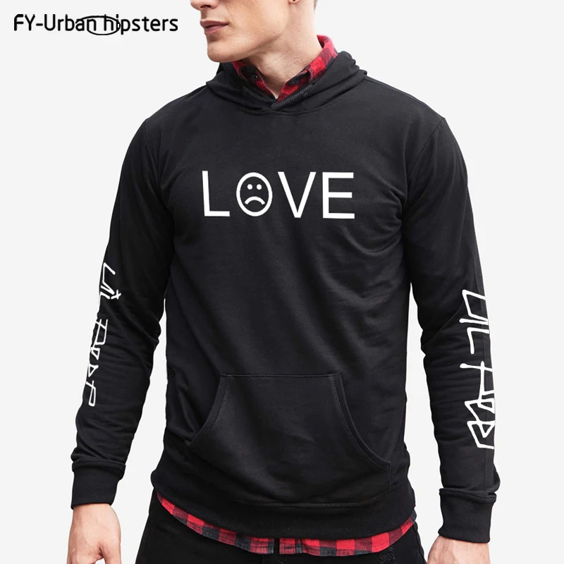 2018 R.I.P Lil Peep Rapper хип-хоп Весенняя Мужская толстовка худи Harajuku Повседневная