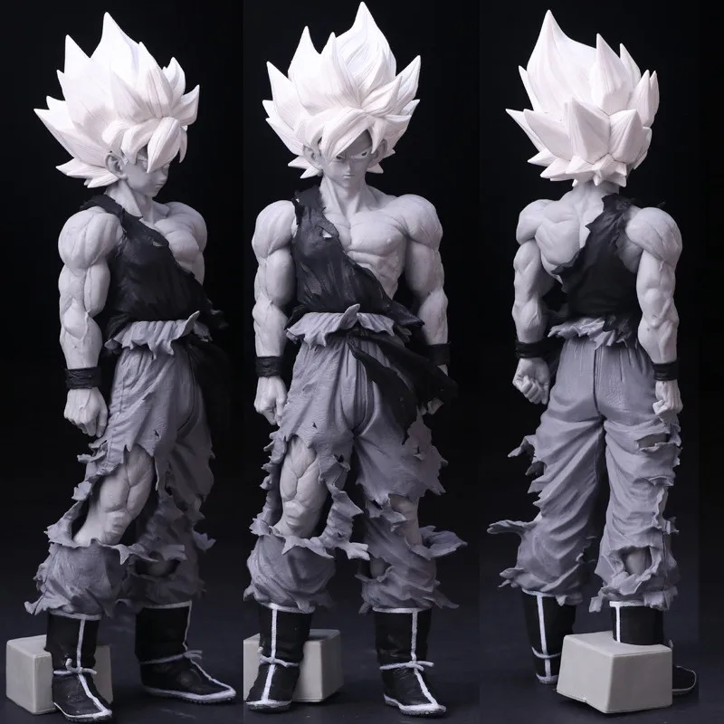 6 стилей 33 см Dragon Ball Z Master Stars Super Saiyan Son Goku фигурка ПВХ манга размеры экшн-модель куклы SMSP игрушки подарки - Цвет: B style