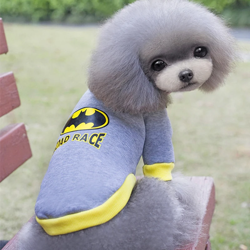 Новый милый питомец кошка собака Бэтмен traje terno filhote де cachorro roupas супергероя