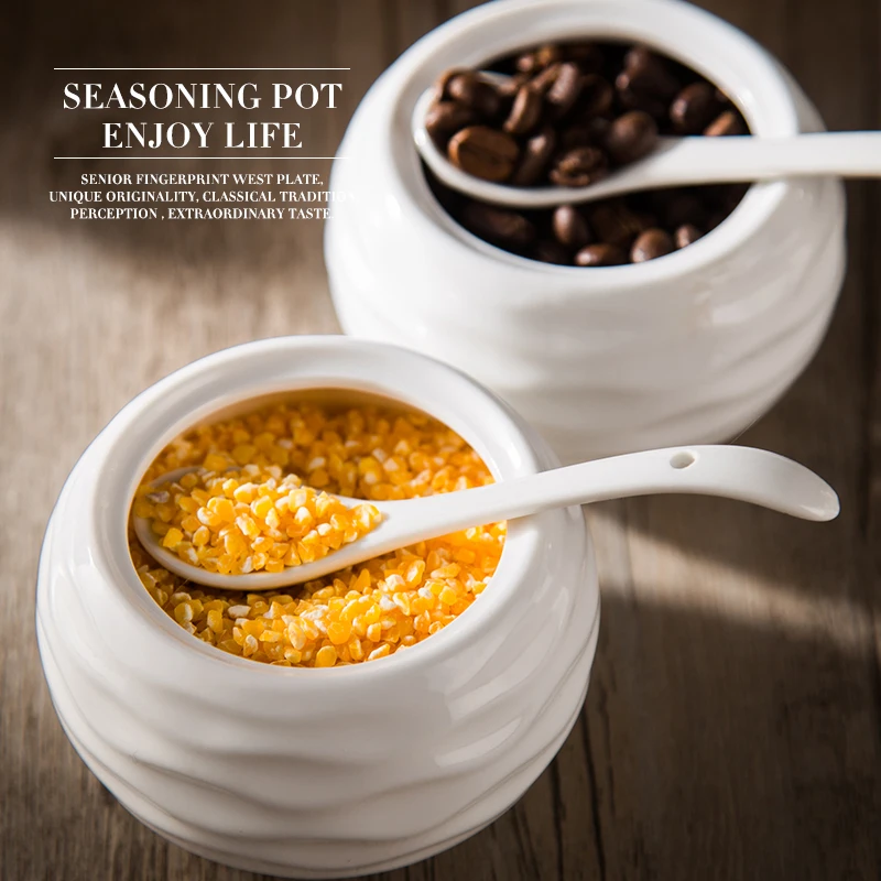 Креативный бытовой керамический горшок для вкуса набор из трех предметов кухни