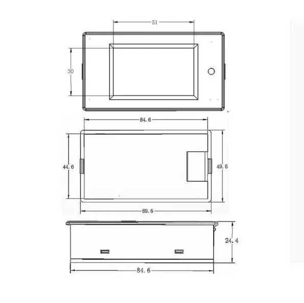 DC 6 5-100 в 100A LCD комбинированный измеритель напряжения тока кВт/ч ватт панельный