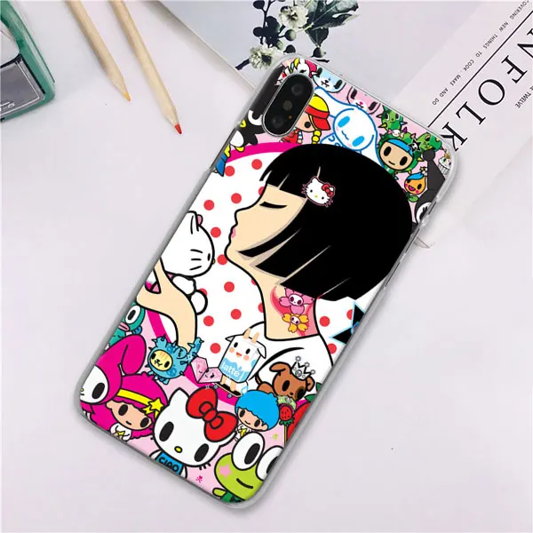 Японский Tokidoki чехол для телефона s для Apple iPhone 7 8 Plus 6 6s Plus X XS XR XS MAX 5 5S чехол для телефона Coque - Цвет: 13