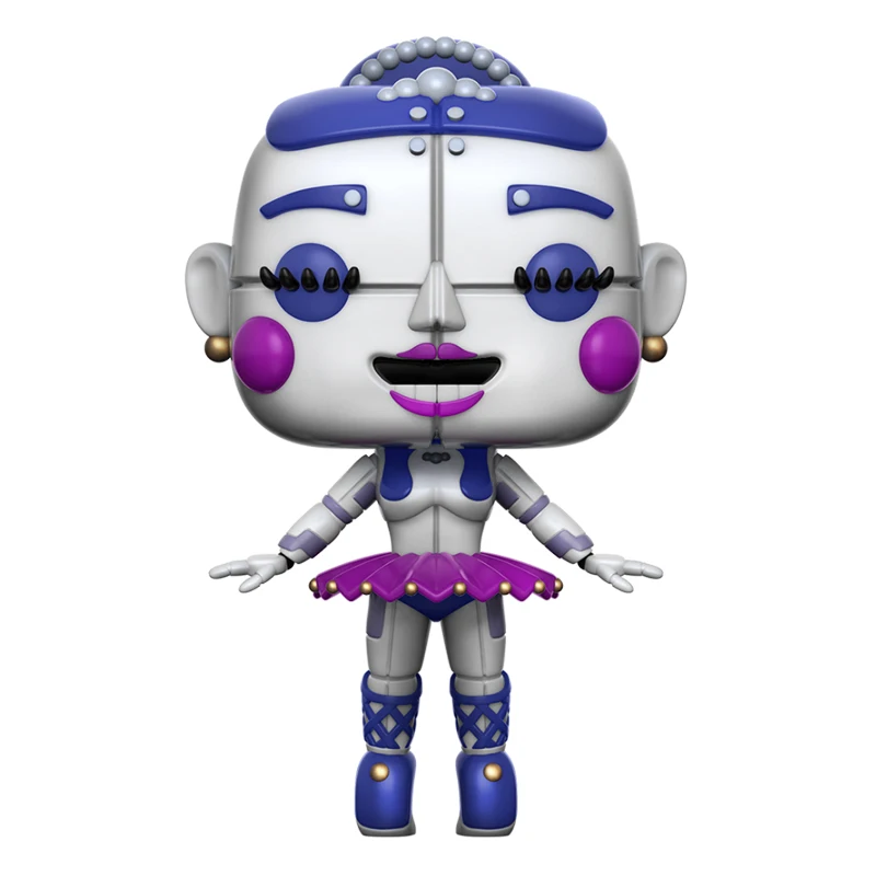 Ballora 10 шт. Five Nights At Freddy's Toys ПВХ Фигурки FNAF Бонни и Чика Фокси Funtime Фредди фазмедведь кукла кошмар медведь куклы - Цвет: Ballora