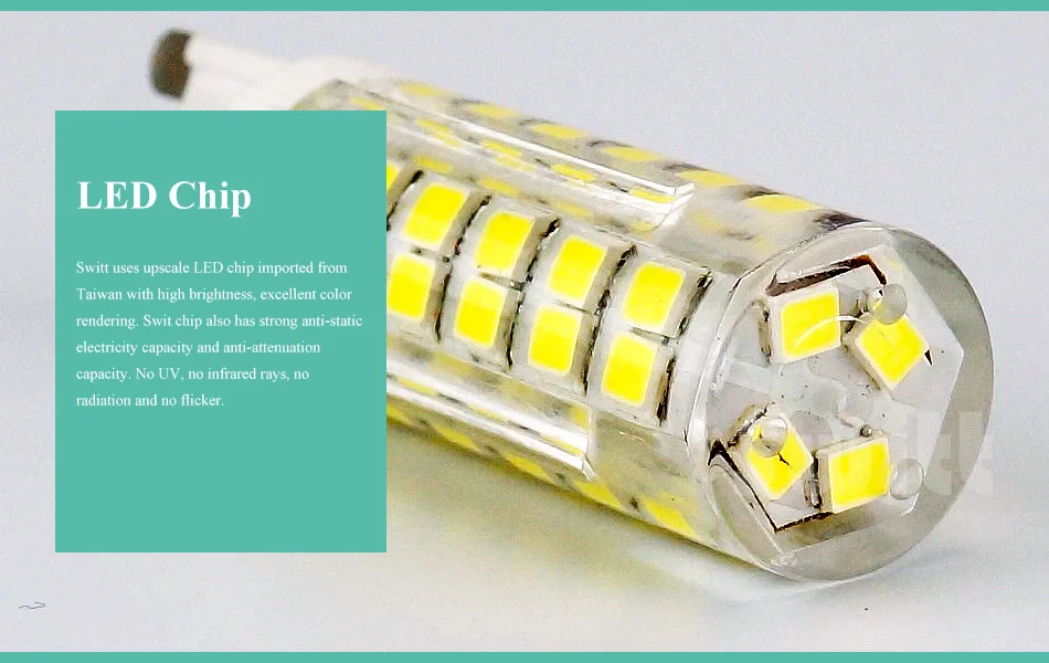 Led g9 220 В 5 Вт 7 Мини светодиодный G9 Лампа Керамика КРИСТАЛЛ Высокая Мощность