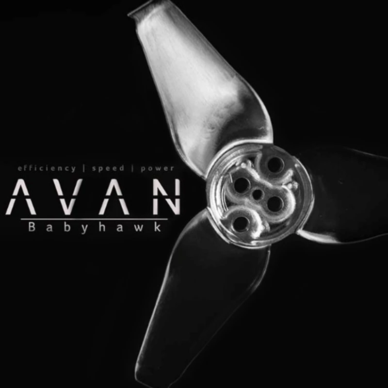 Оригинальные EMAX AVAN Micro 2 3x2 7x3 мм 3 дюйма Лопасти пропеллера для дрона Babyhawk (6