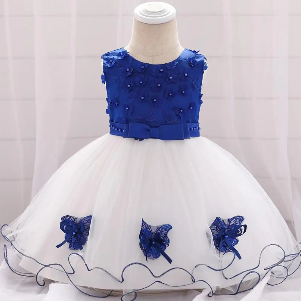 Vestidos/платье для маленьких девочек платья принцессы с вышивкой в виде бабочки