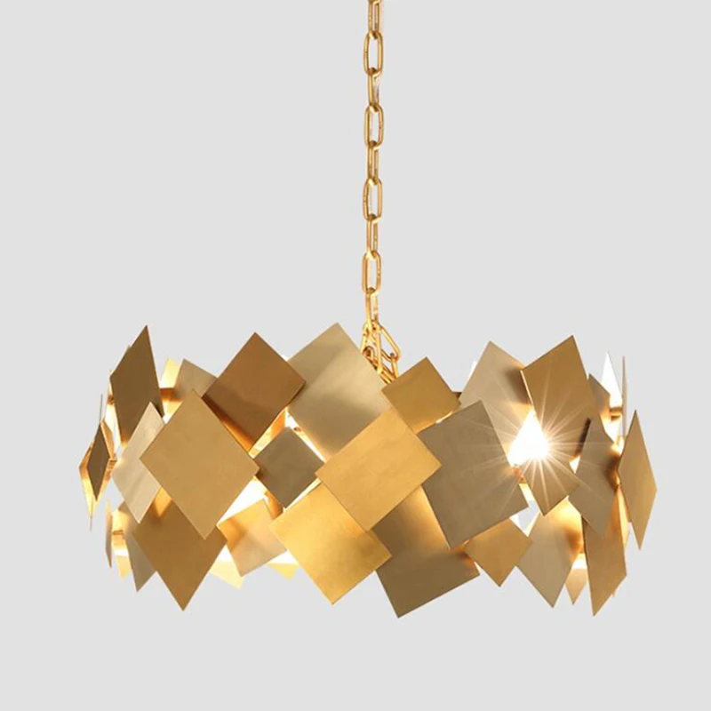 

jmmxiuz Luxury Modern Gold Chandelier For living room Creative Design Blow Lighting Devices LED Home Lamps