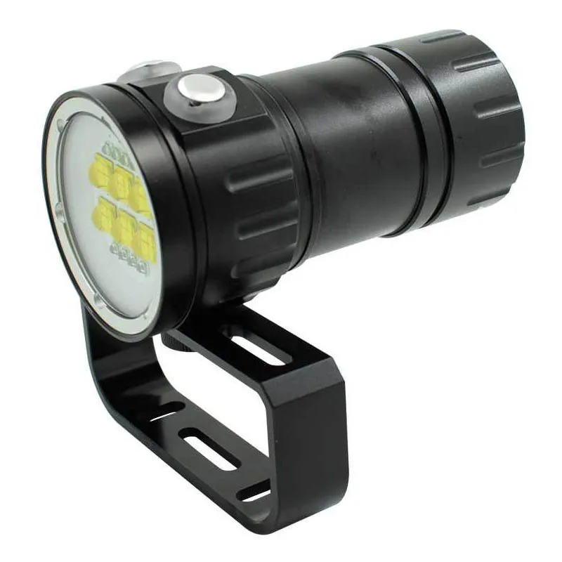 НОВЫЙ Подводный фонарь светодиодный фонарик для дайвинга видео свет мощная