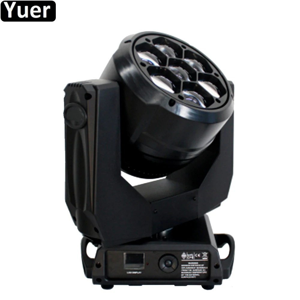 

7x40W Big-EYE LED RGBW 4IN1 Zoom Moving Head Light Zoom Angle 4-60 Degree Stage Effect Light DMX512 Disco DJ Party Lights