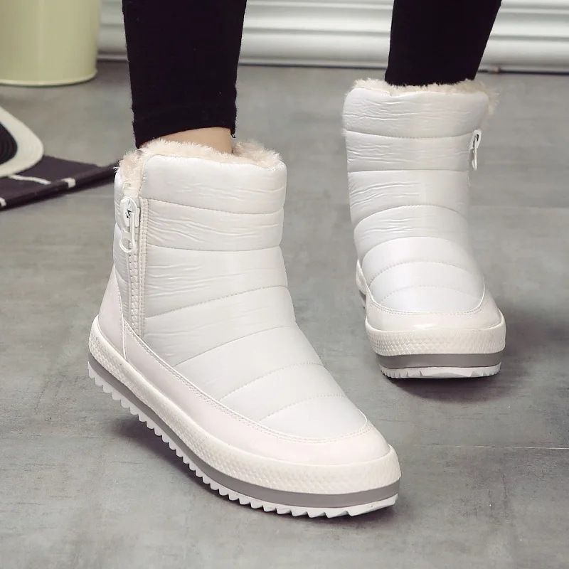 Женские ботинки Женская обувь Botas Mujer Красивая женская зимняя теплые зимние